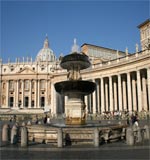 st peters basilica fountain