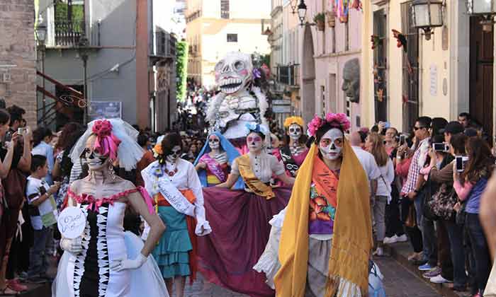 El Dia de Los Muertos celebration in Leon, Mexico