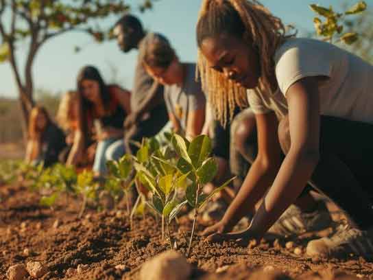 environmental tree planting Africa